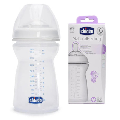 Бутылочка Natural Feeling 330мл Chicco 340728874